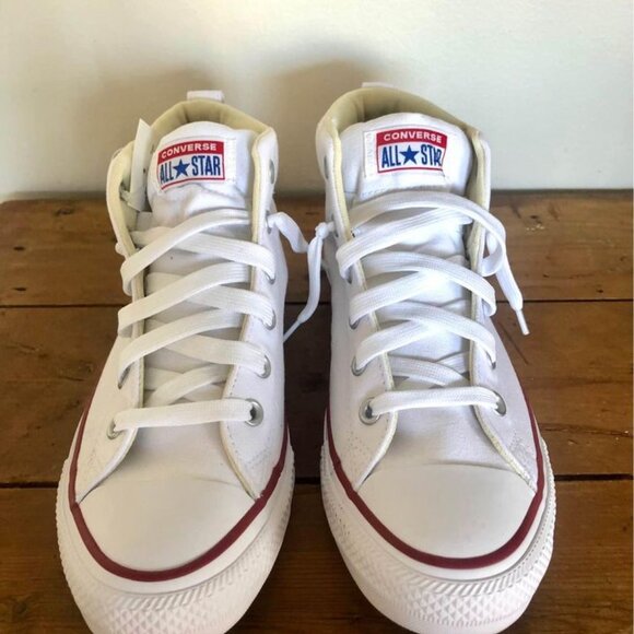 NEW - White hightop Converse (unisex) - Picture 4 of 4